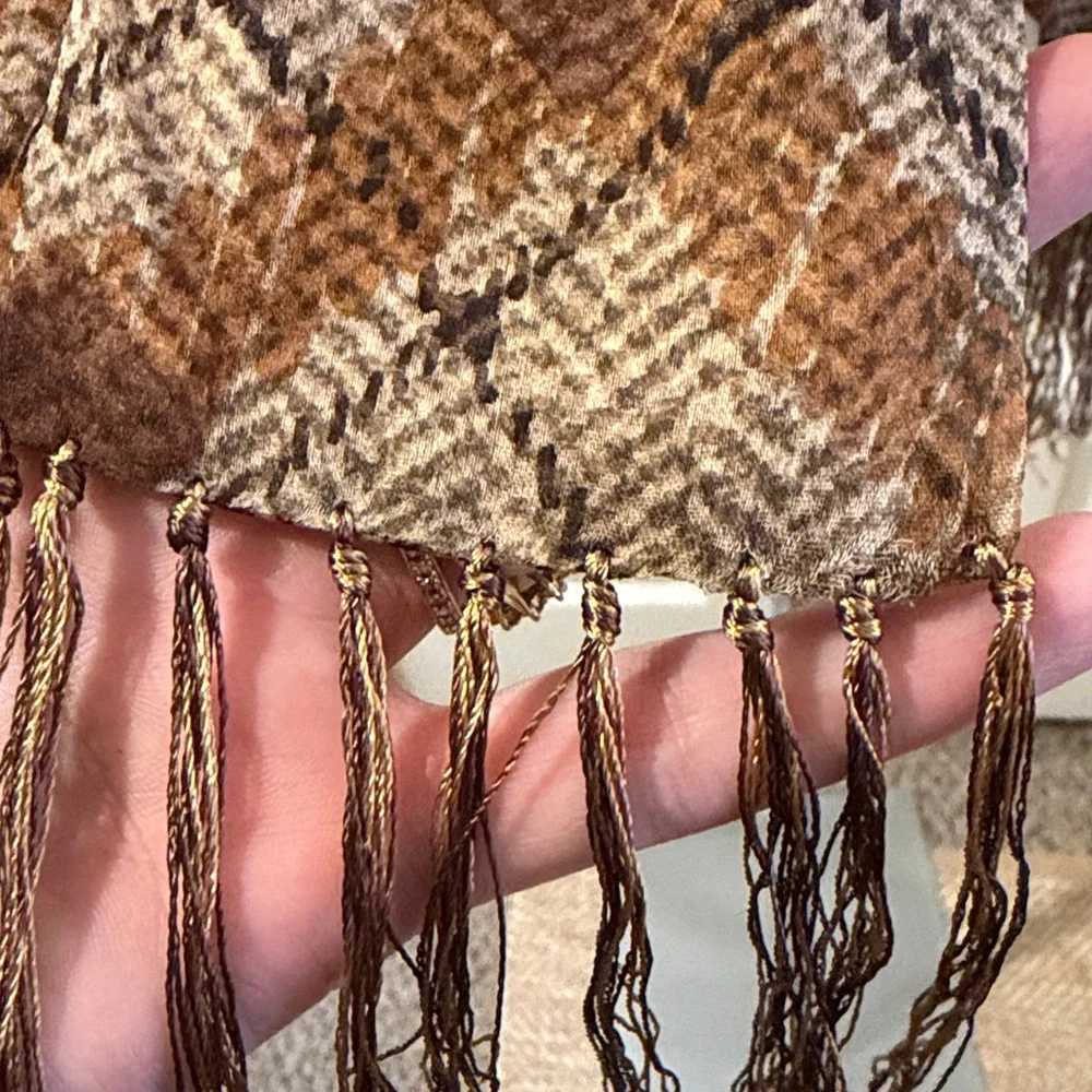Anne Klein Reversible Silk Scarf